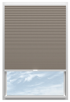 Umbra (Blackout), Tawny - Stick Fit Honeycomb Blind